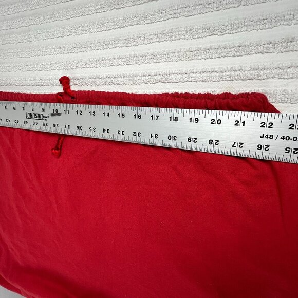 RARE Blue Fish Hand Printed Skirt Drawstring Waist and Hem Organic Cotton 2 Red - Picture 4 of 7